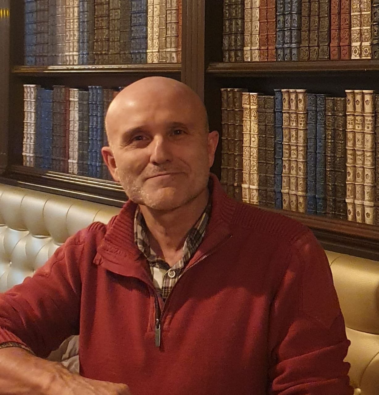 Con Julio Alejandre Calviño